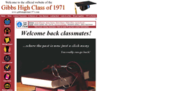 Desktop Screenshot of gibbshighclass1971.com