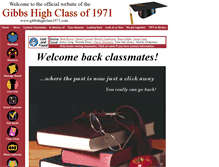 Tablet Screenshot of gibbshighclass1971.com